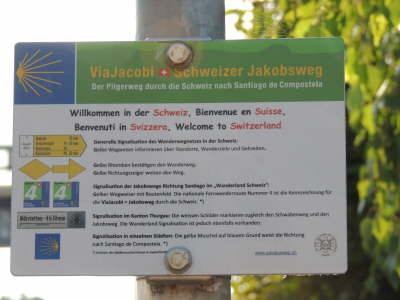 Wegweiser "via Jacobi"