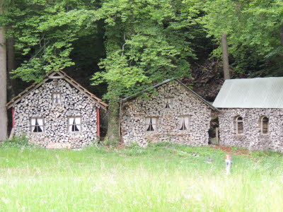 Brennholz schn gestapelt