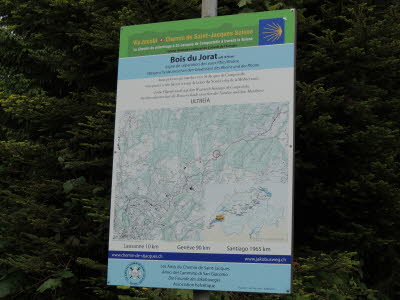 Europische Wasserscheide vor Lausanne